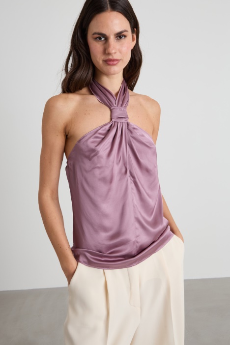Top con scollo all'americana Intrend