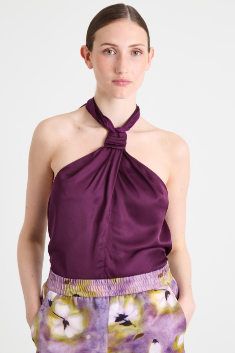Top con scollo all'americana Intrend
