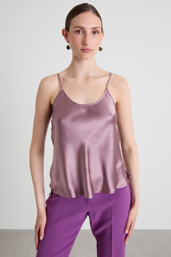 Top sottoveste in raso Intrend