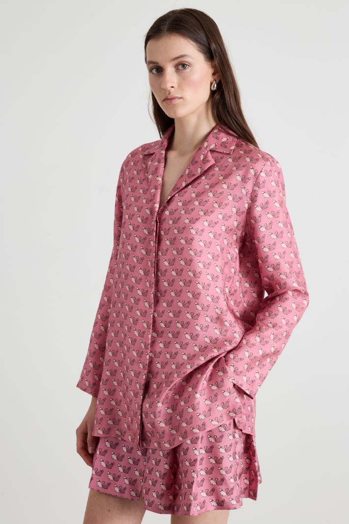 Silk twill shirt Intrend