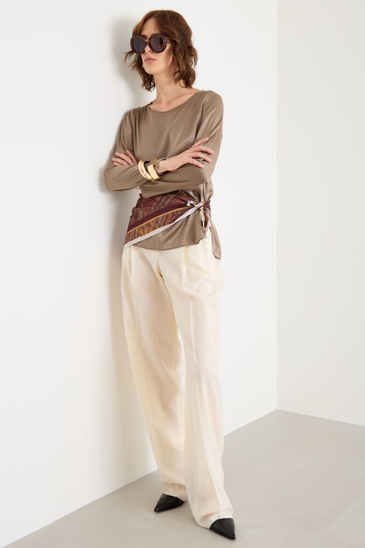 Silk satin blouse Intrend