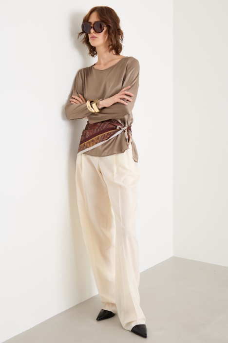 Silk satin blouse Intrend