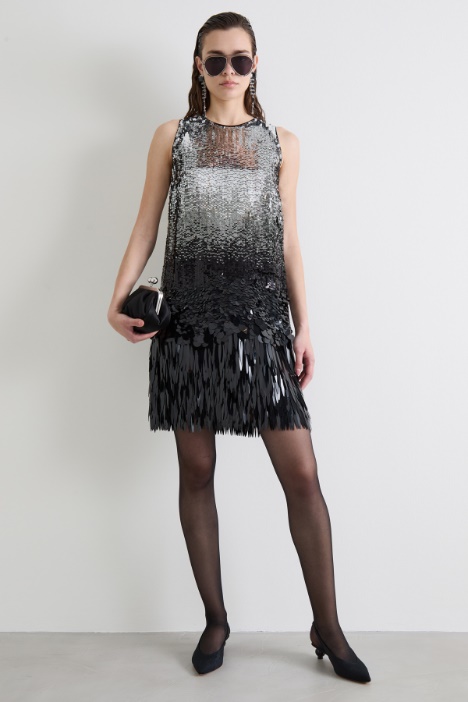 Dress with gradient sequins Intrend