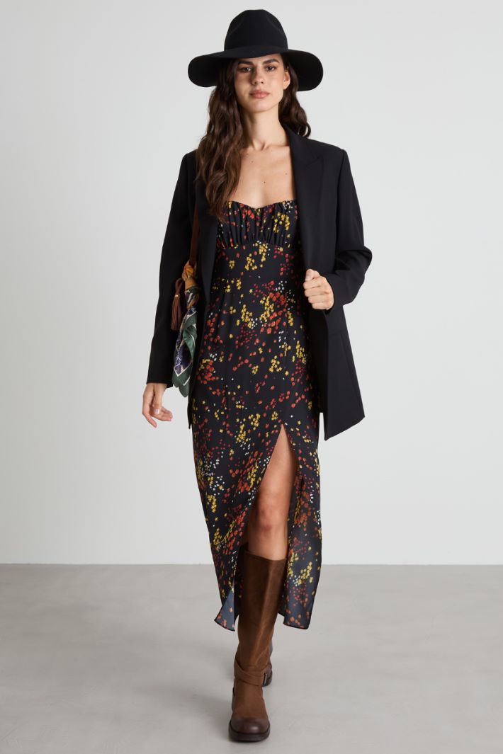 Slip dress con spacco Intrend