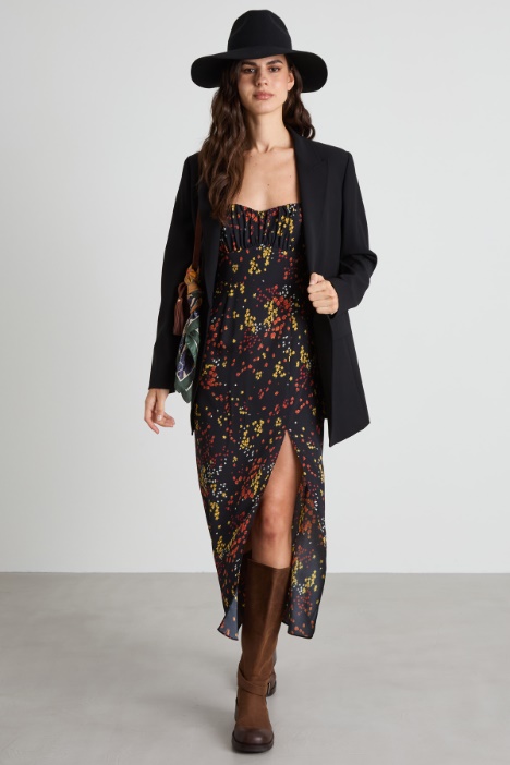 Slip dress con spacco Intrend