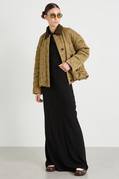 Crossover neckline dress Intrend