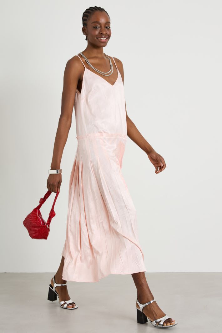 Printed satin dress Intrend