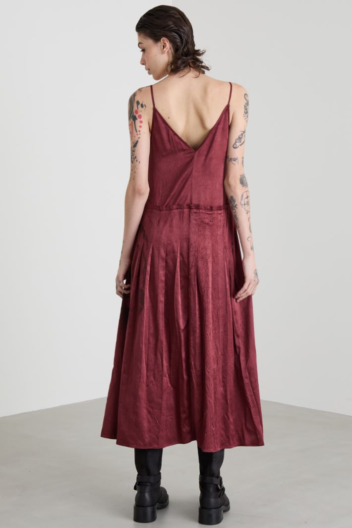 Printed satin dress Intrend - 3