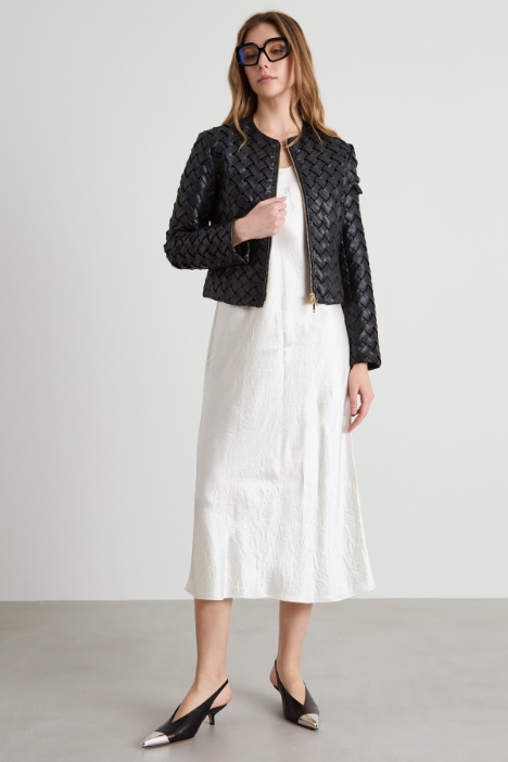 Slip dress effetto stropicciato Intrend