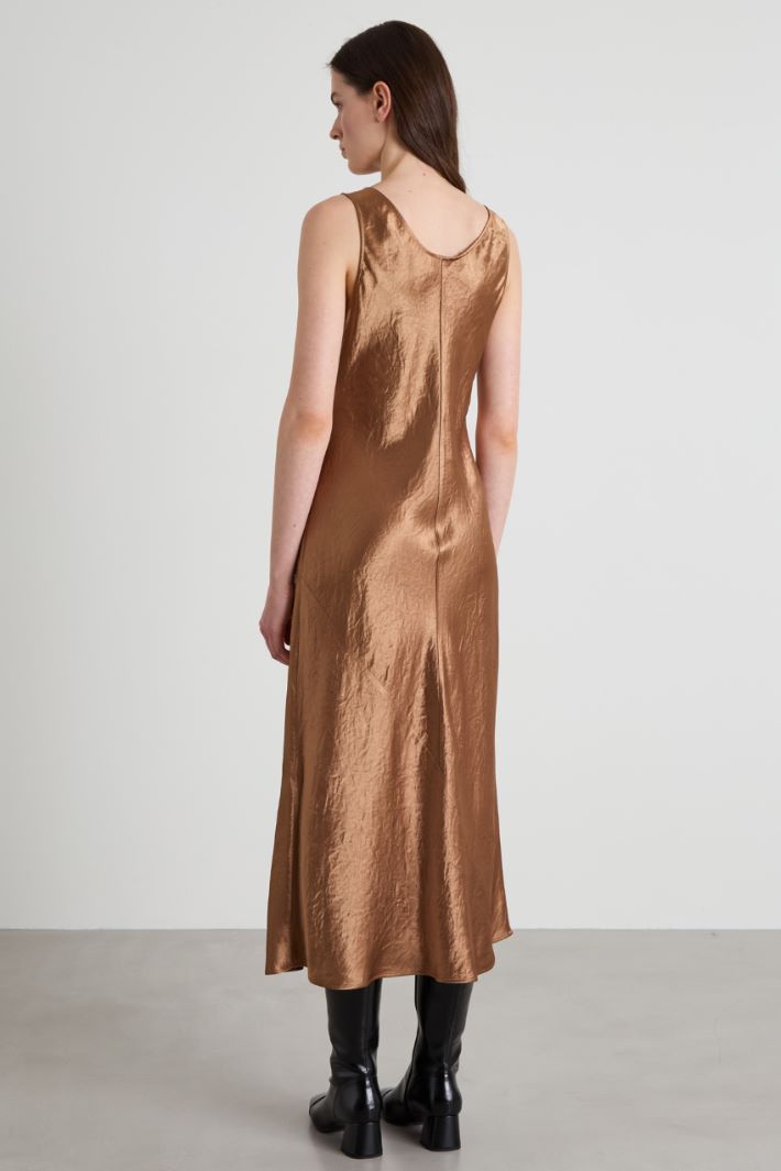 Slip dress effetto stropicciato Intrend - 3