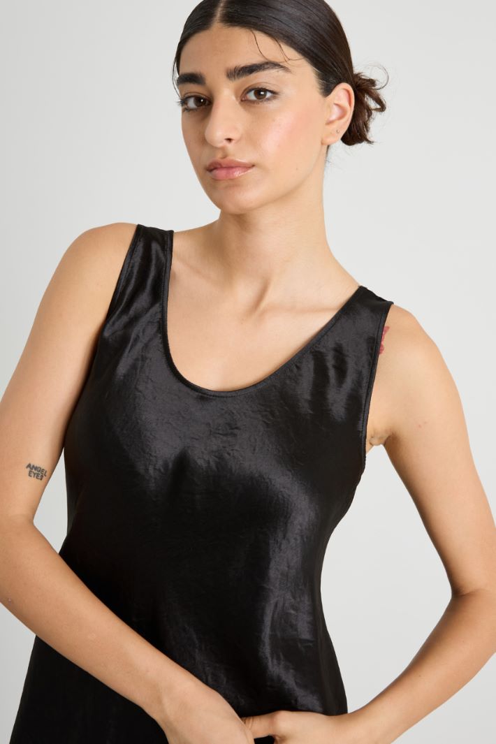 Slip dress effetto stropicciato Intrend - 4