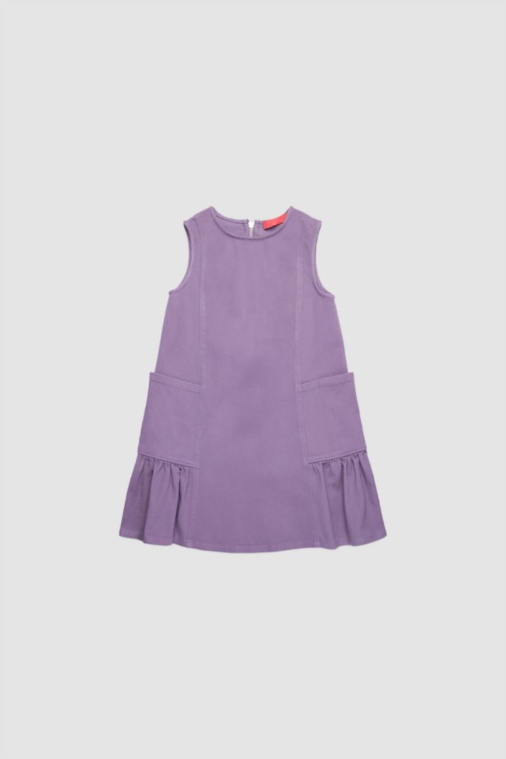 Sleeveless flounced dress Intrend