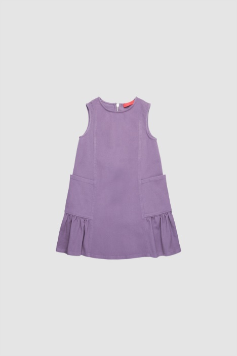 Vestido sin mangas con volantes Intrend