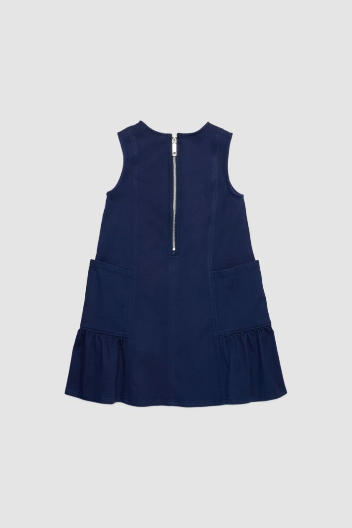 Sleeveless flounced dress Intrend - 2