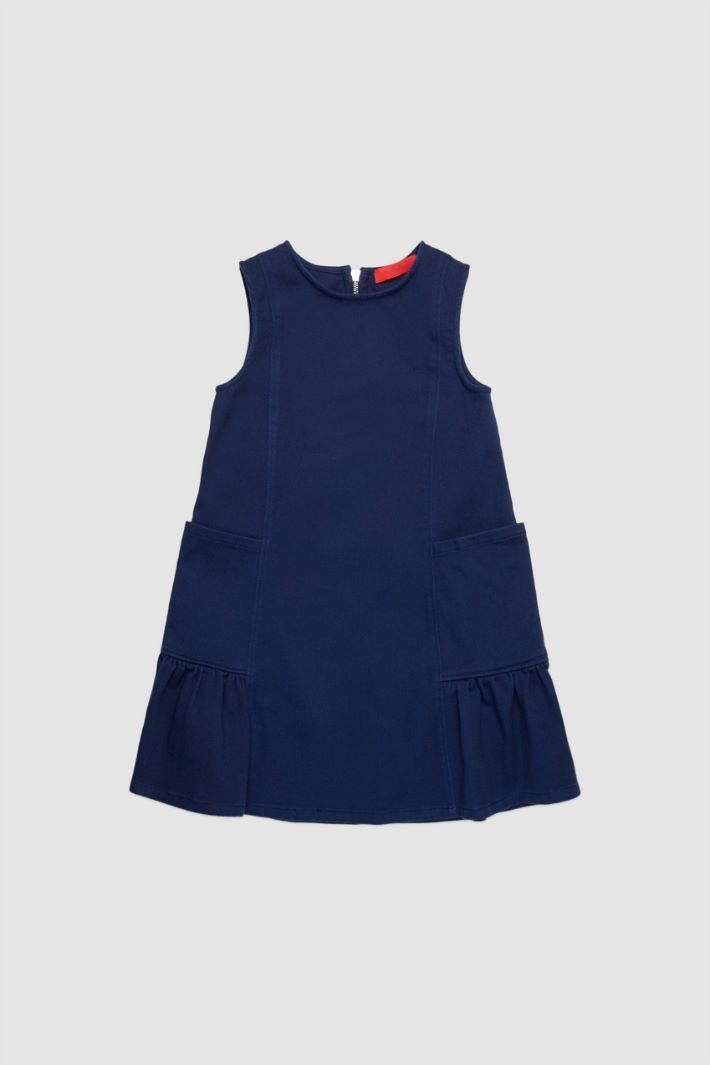 Sleeveless flounced dress Intrend