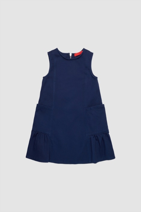 Vestido sin mangas con volantes Intrend