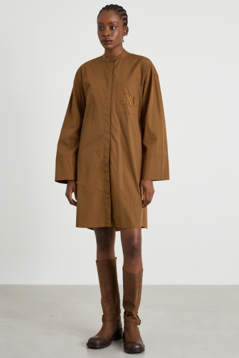 Abito chemisier in popeline