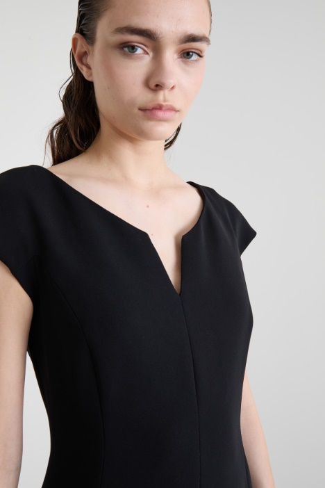 Abito a tubino in cady