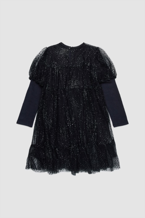 Abito con tulle glitterato BAMBINI
