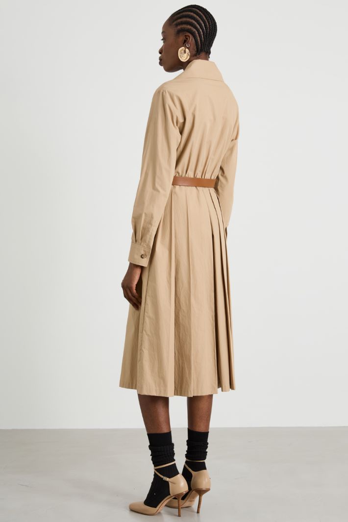Abito stile trench in popeline Intrend - 3