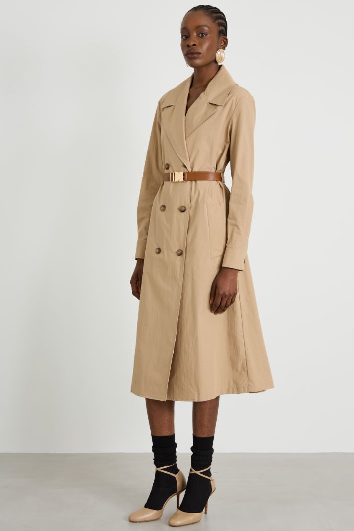 Abito stile trench in popeline Intrend - 2