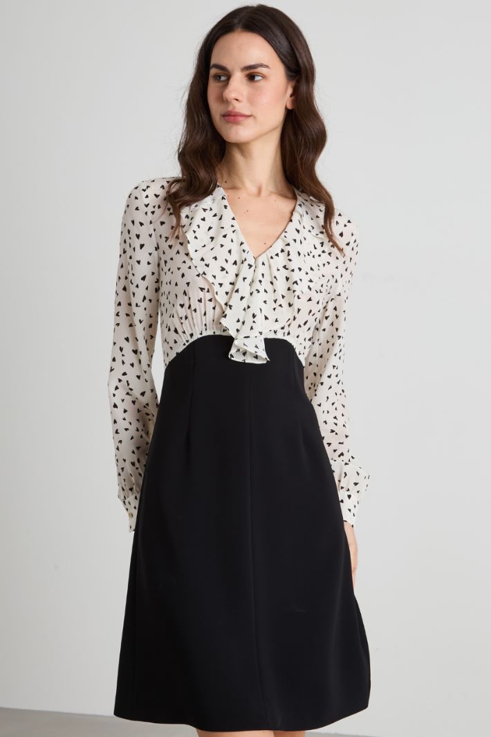Crepe and cady dress Intrend - 2