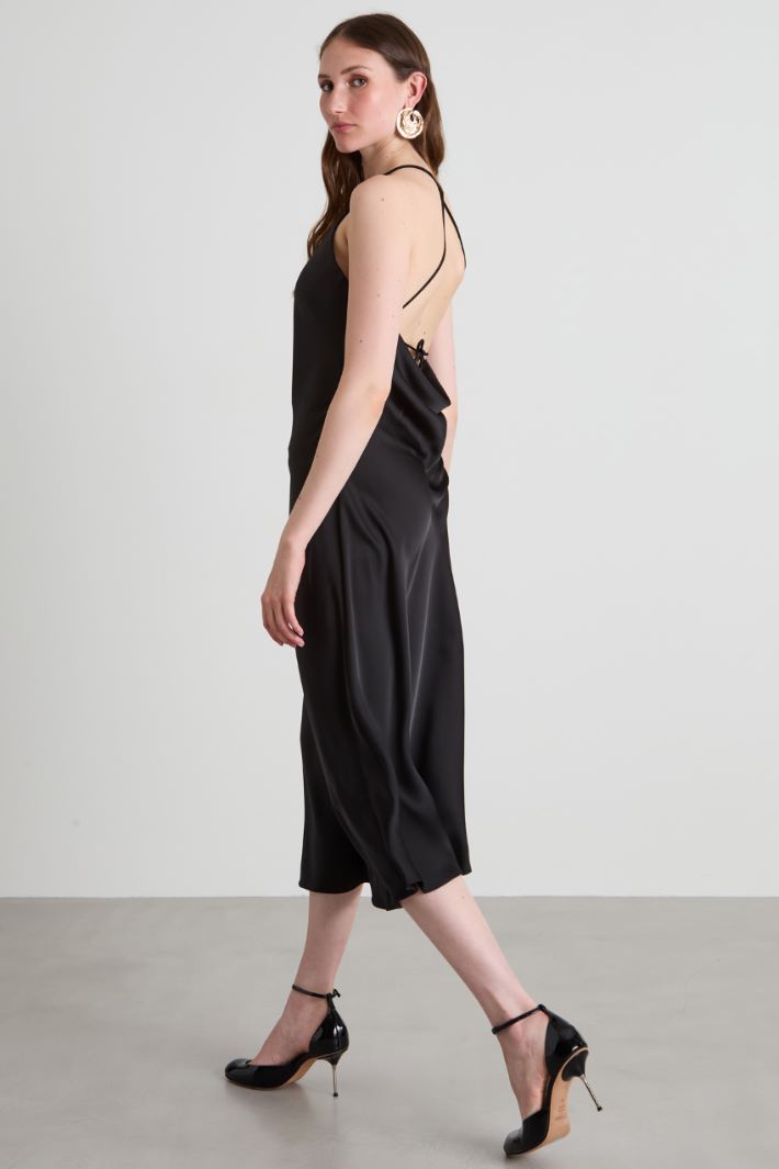 Satin slip dress Intrend - 3