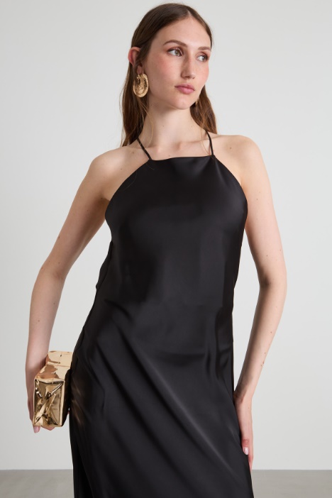 Vestido slip de satén