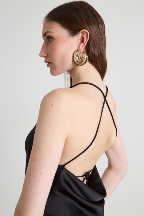 Vestido slip de satén