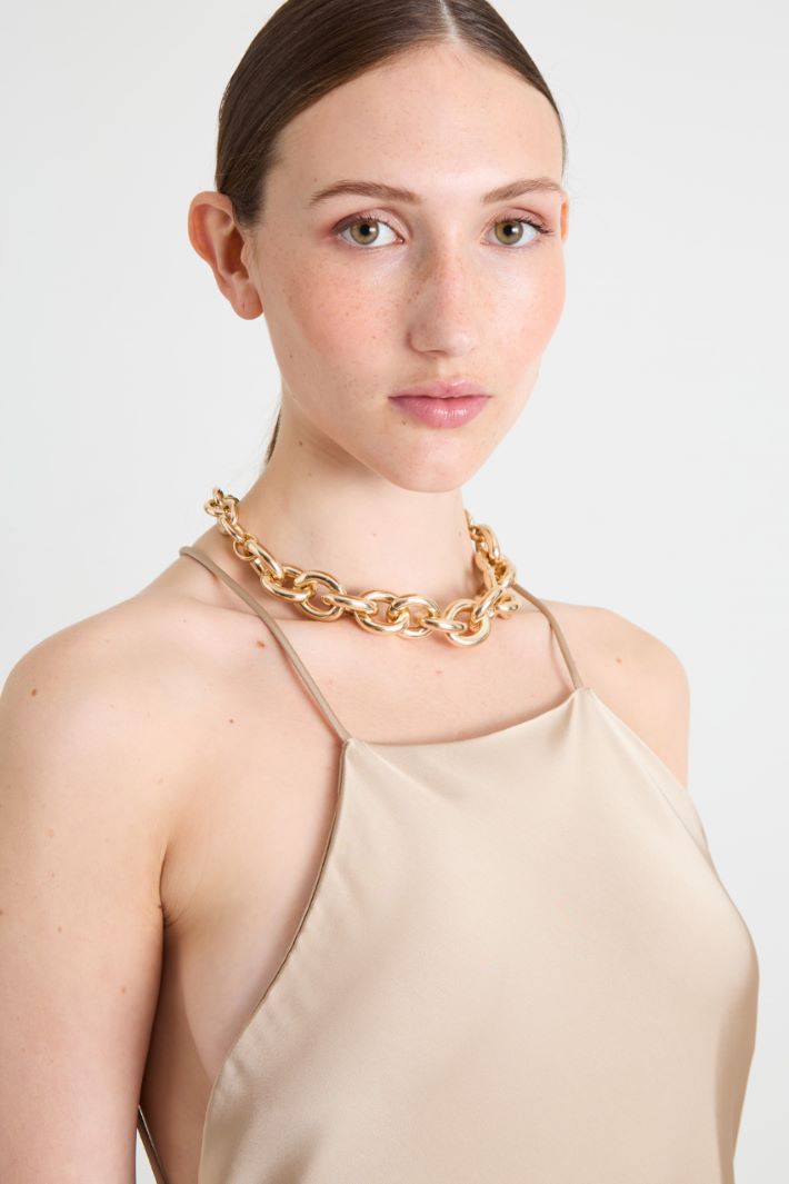 Satin slip dress Intrend - 4