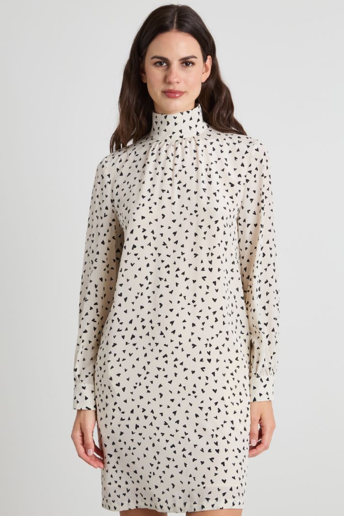 Vestido de seda estampada Intrend - 2