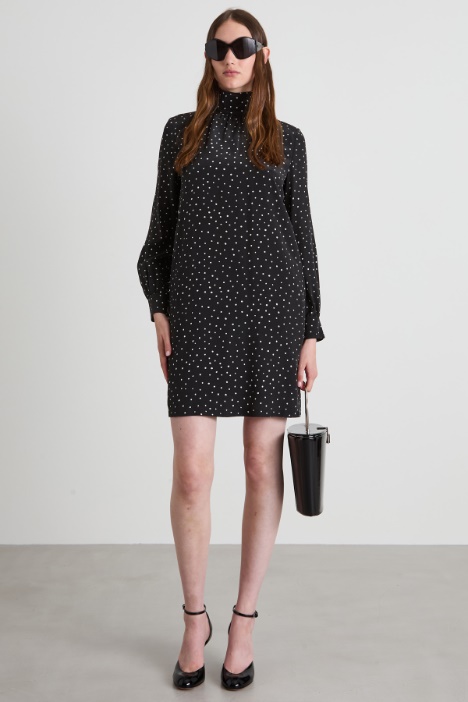 Printed silk dress Intrend