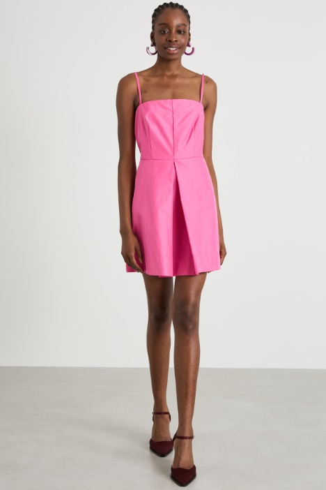 Abito a corolla in duchesse