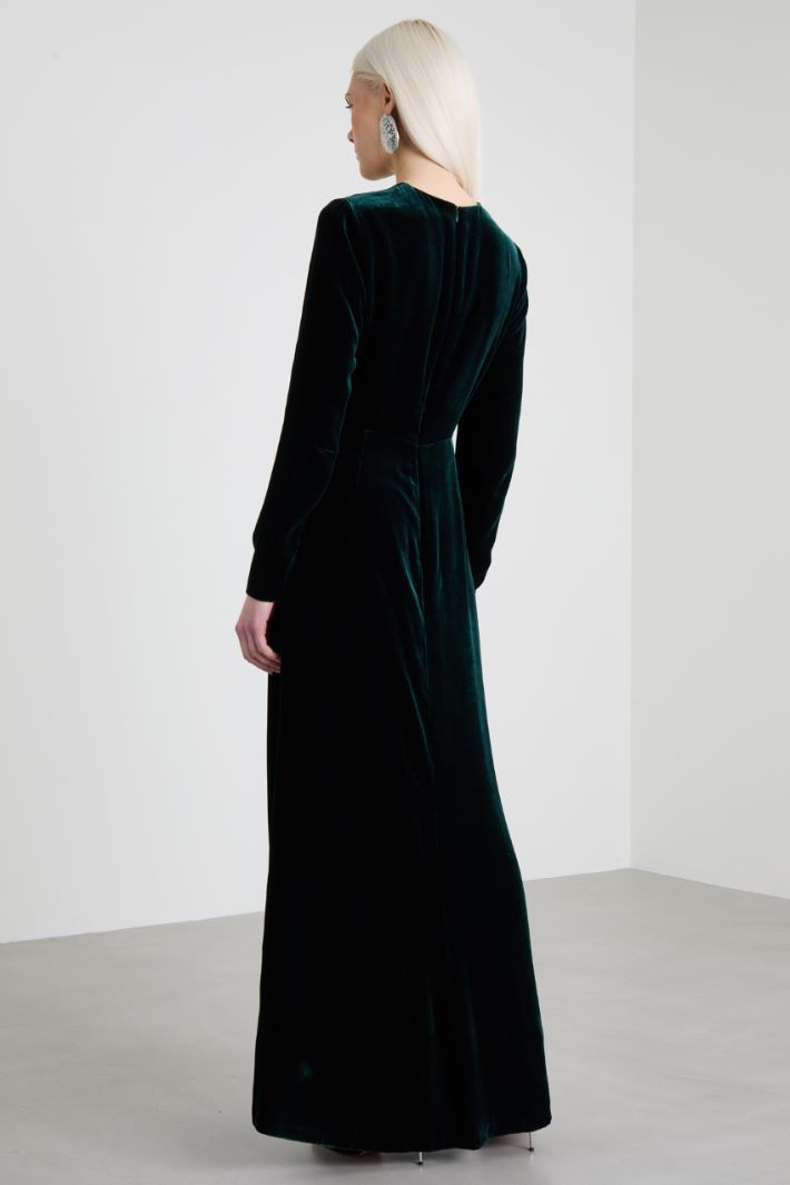 Long velvet dress Intrend - 3