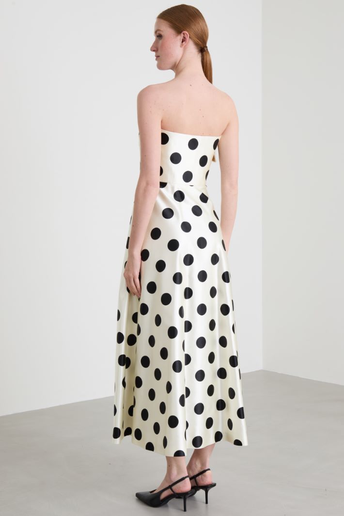 Abito bustier in duchesse Intrend - 3