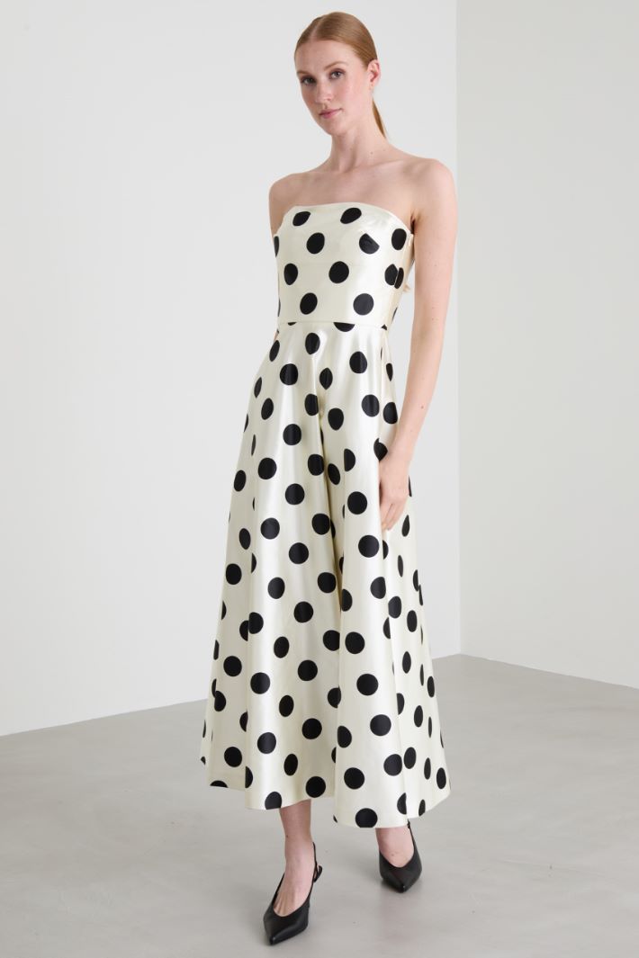 Abito bustier in duchesse Intrend - 2