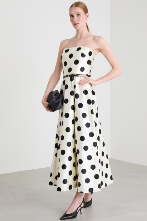 Duchess satin bustier dress Intrend