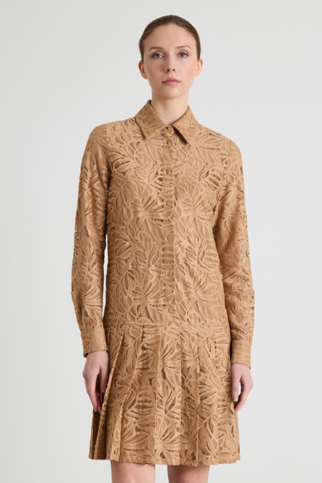 Abito chemisier in pizzo