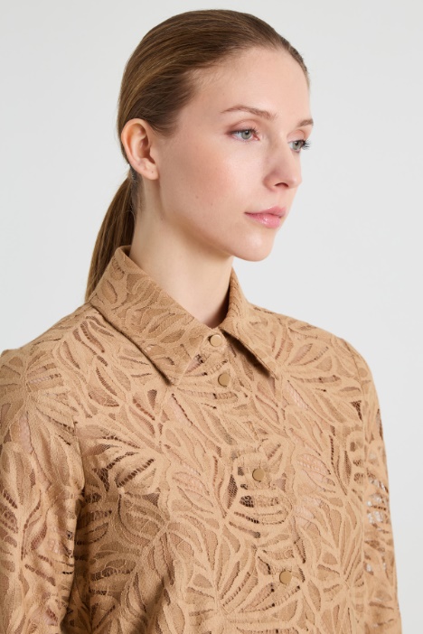 Abito chemisier in pizzo