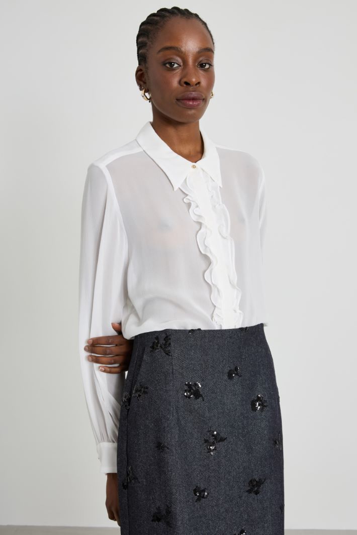 Silk georgette shirt Intrend