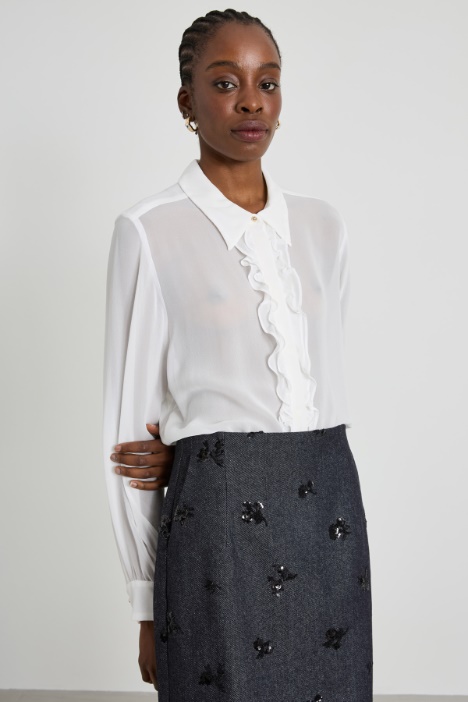 Silk georgette shirt Intrend