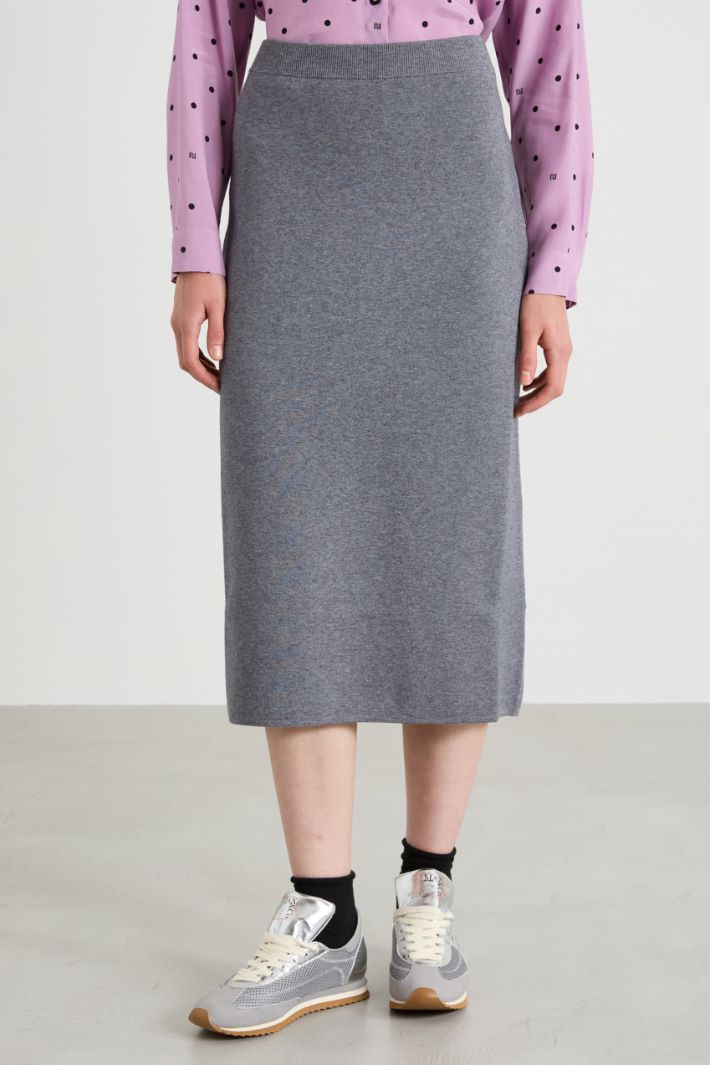 Gonna a tubino in maglia Intrend - 2