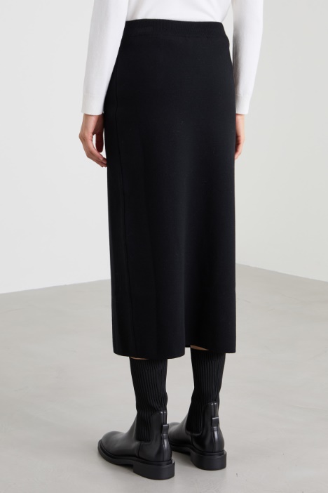 Gonna a tubino in maglia