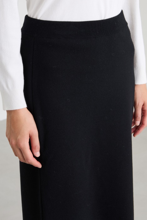 Gonna a tubino in maglia