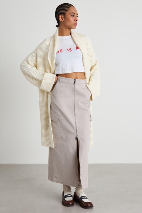 Rib-knit jacket Intrend