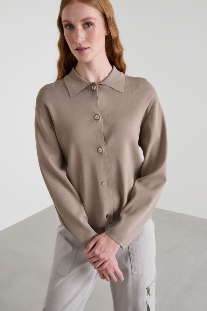 Crepe yarn jacket Intrend