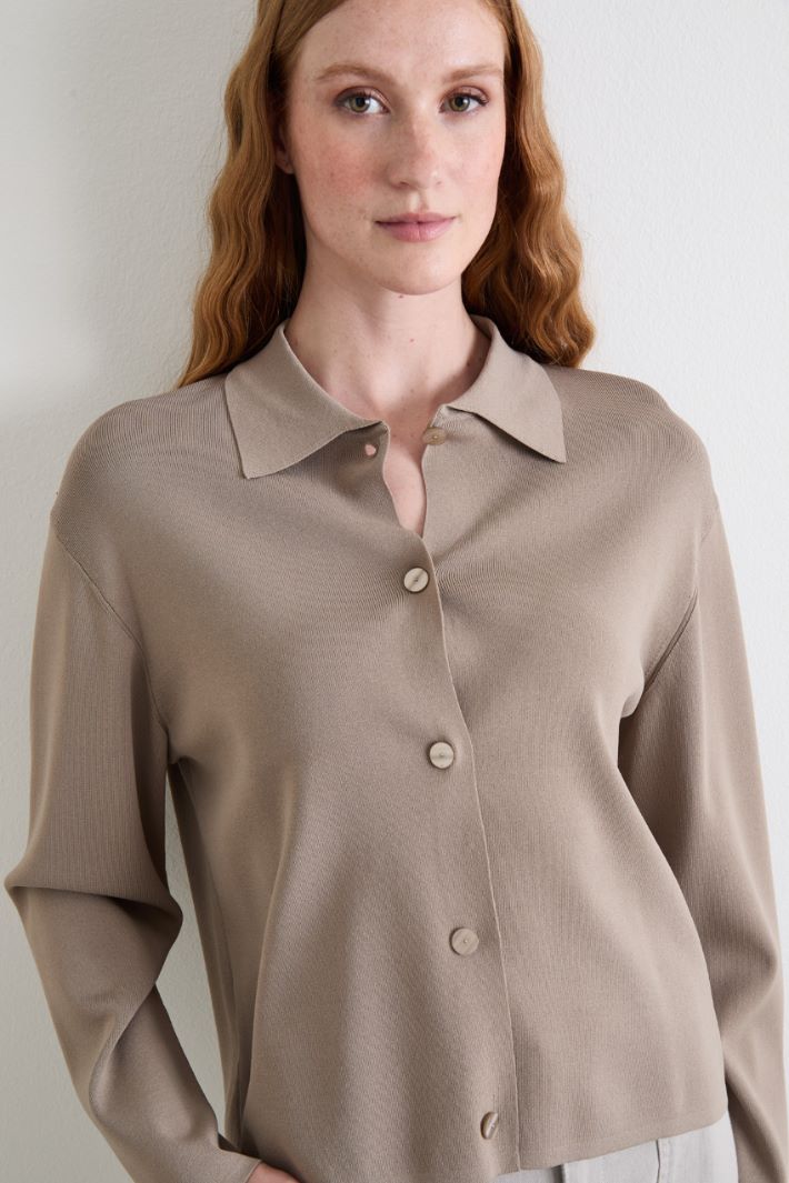 Crepe yarn jacket Intrend - 4