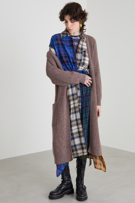 Long ribbed cardigan Intrend