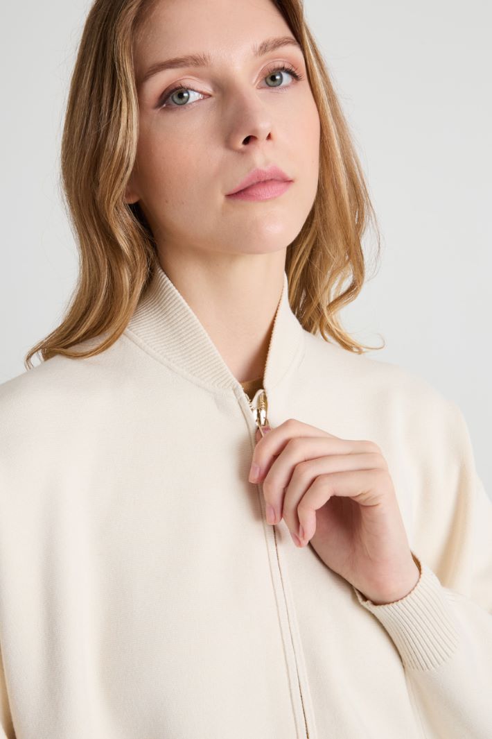 Knit bomber jacket Intrend - 4