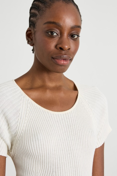 Abito in maglia a coste